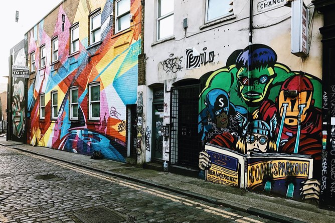 London Street Art Tour of the East End Semi-Private 12ppl Max - Stop One: East End Street Art and the Stories Behind It