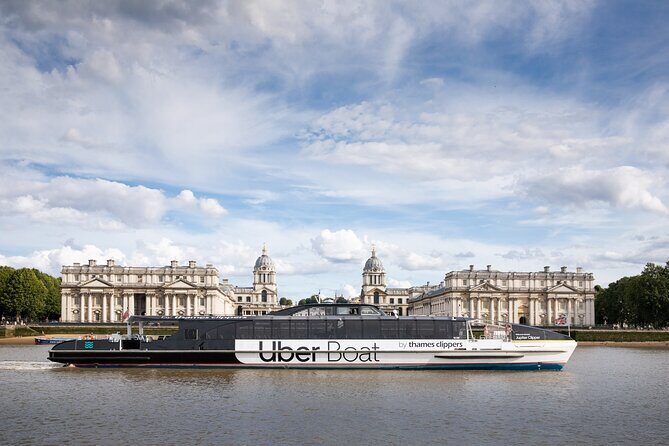 London: Uber Boat - Single Journey River Thames Cruise - Getting on: mobile ticket, first-come boarding, and pier reality