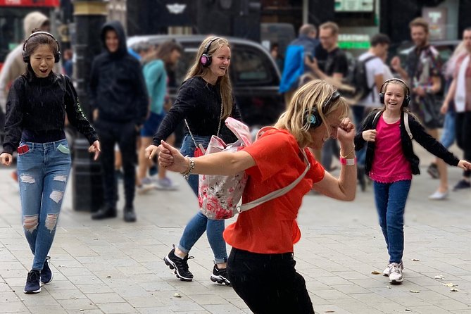 London West End Musical Silent Disco Walking Tour Top 1% Rated - Continuing Through Soho: Party Energy and a Real Finale