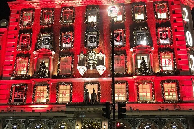 Magical London Christmas Lights Walking Tour with a Londoner - Regent Street’s cascading light canopies and Christmas-on-street drama