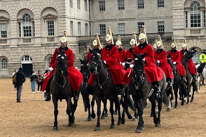 Majesty in Motion Exploring Westminster's Royal Legacy - Horse Guards Parade and Whitehall: uniform precision in a real street setting