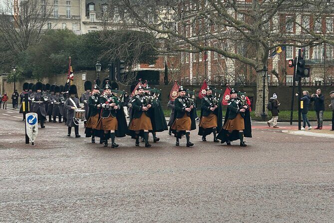 Majesty in Motion Exploring Westminster's Royal Legacy - Houses of Parliament and 10 Downing Street gates: where politics meets history