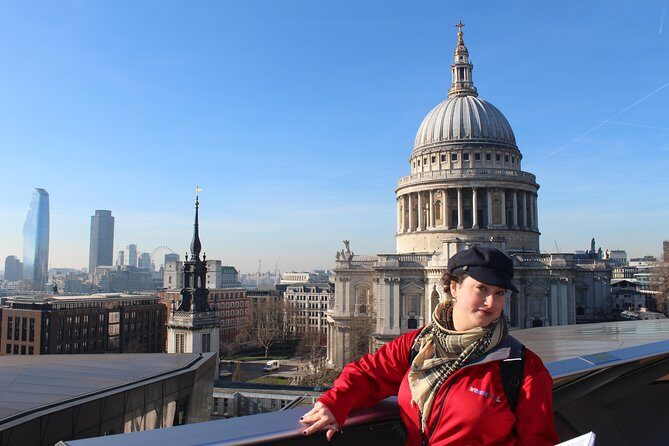Mary Poppins Small Group Walking Tour of London - St Paul’s Cathedral Rooftop Terrace: Where the Skyline Becomes Part of the Story