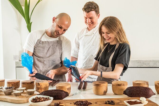 Melt's Amazing Bonbons making in Notting Hill - Your first stop: chocolate tasting and learning the building blocks