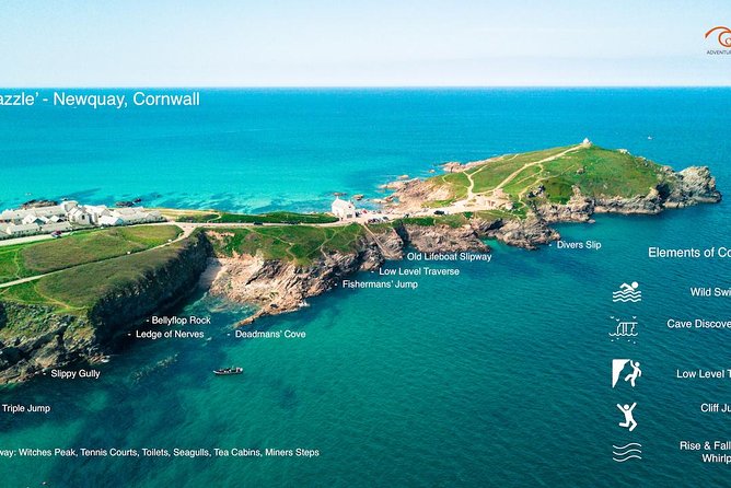Newquay Coasteering x Cornish Wave | Original Since 2012 - Jumps, Rock Moves, Whirlpools, Gullies, and Caves