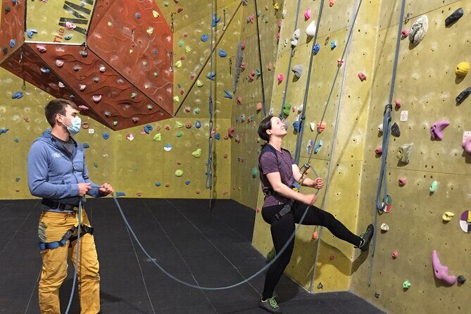 North Devon: Indoor Climbing Taster Session - Getting kitted out fast: harnesses, safety, and first holds