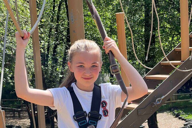 North Devon: SkyTrail High Ropes Course - Ground-Level Viewing: Parents and Friends Can Sit and Watch