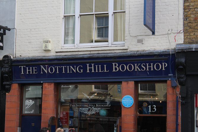 Notting Hill Tour - Travel Bookshop exterior: short stop, big payoff
