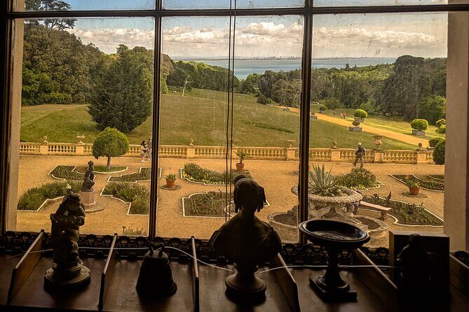 Osborne House-A driver guided tour of Victoria's Island Paradise - Gardens to the private beach: Swiss-style chalet and bathing machine views
