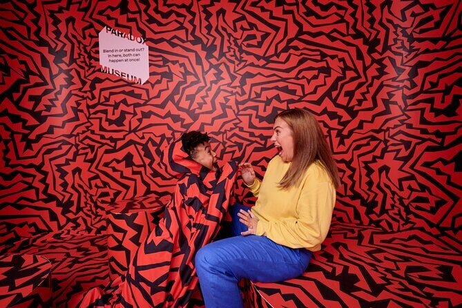 Paradox Museum London Admission Ticket - Paradox Sofa and the Wizard Room’s tricky hallways