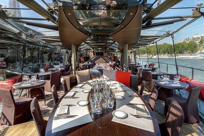 Paris by Rail with Sightseeing Bus and River Seine Lunch Cruise - The Seine lunch cruise: premium views and a real meal
