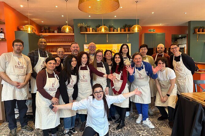 Pasta Making with Unlimited Prosecco in London's West End - Tools, apron, and ingredients: you show up and start