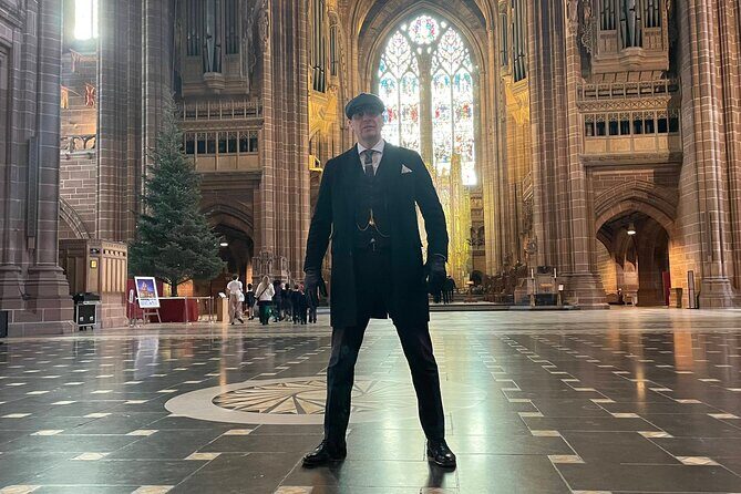 Peaky Blinders Walking Tour of Liverpool City Centre - Liverpool Cathedral: going inside for the Tommy-and-Jack moment