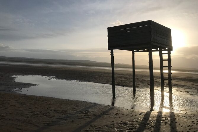 Pilgrims' Path walk across the sands to Holy Island - Guide Ray and the art of history that fits the walk