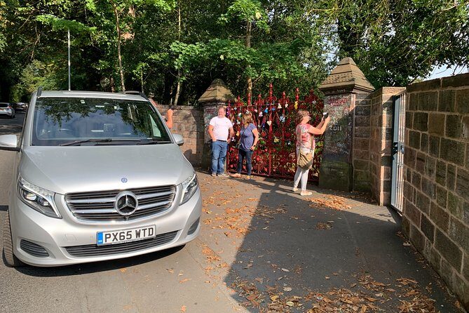 Private Beatles Car Tour, Penny Lane, Strawberry Field & childhood homes - Stop-by-stop: Penny Lane Visitors Centre and the Beatles statues