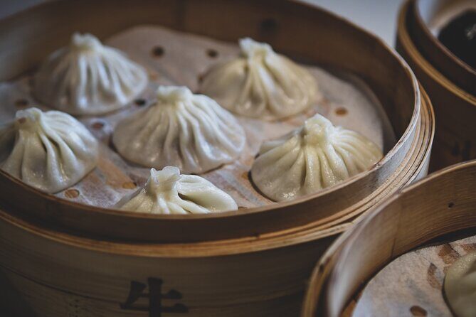 PRIVATE London Food Tours - Borough Market, Soho, East End - Soho Stop 2: dim sum and tea, then fish and chips