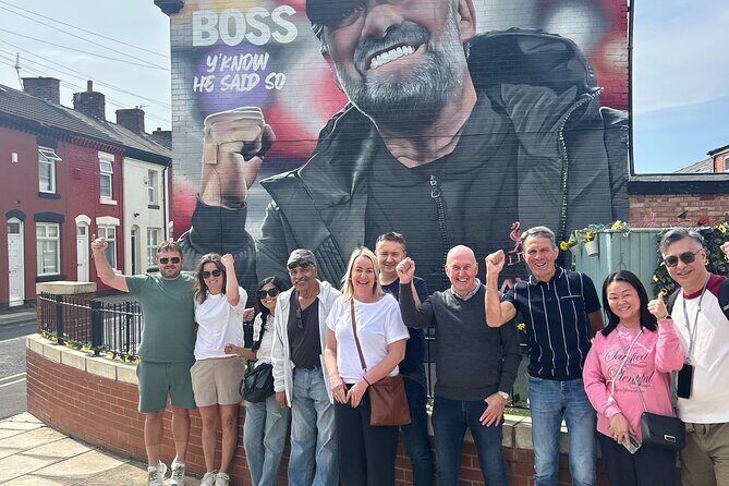 Private Tour in Liverpool – History, Football, Views & Local Beer - Stop 3: Anfield outside only—gates, club art, and the Hillsborough memorial