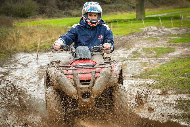 Quad Bike Trekking in Warwick - The 100 Acres Plan: Hills, Water Splashes, Grassland, and Mud