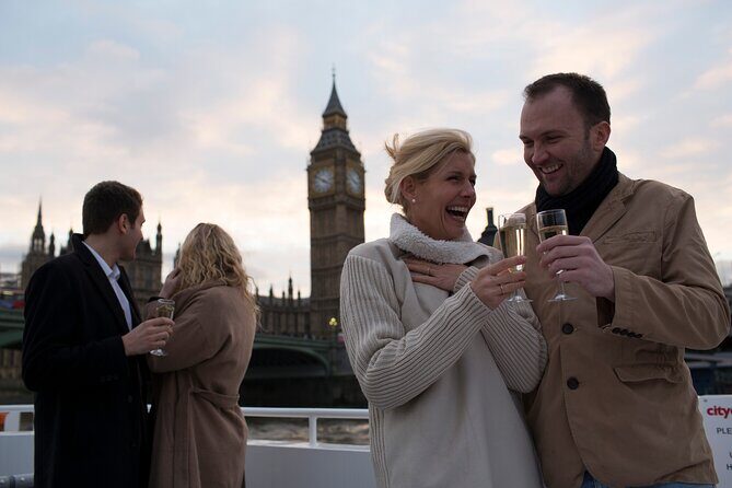River Thames Evening Cruise with Sparkling wine and Canapés - A simple plan for seeing London’s lights in 2 hours