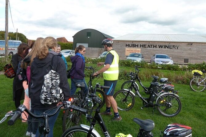 Self-Guided Electric Bike Tour to vineyards and castles in Kent - The practical starting point at Headcorn Aerodrome