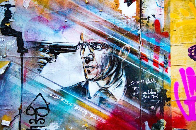 Shoreditch Self-Guided Walking Tour: Art, Cuisine & Culture - Sclater Street: when contemporary design meets street art