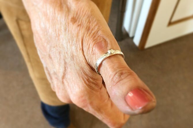 Silver Ring Workshop in Kent, England - Soldering the join: torch work without the fear