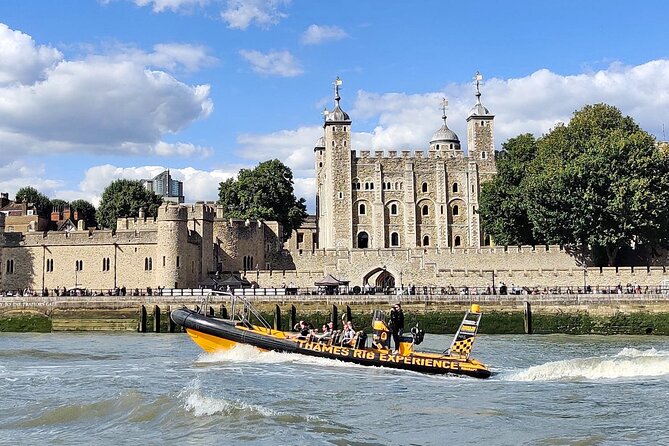 Speedboat 'Tower RIB Blast' from Tower Millennium Pier - 20 minutes - Tower of London from the Thames: closer than you think