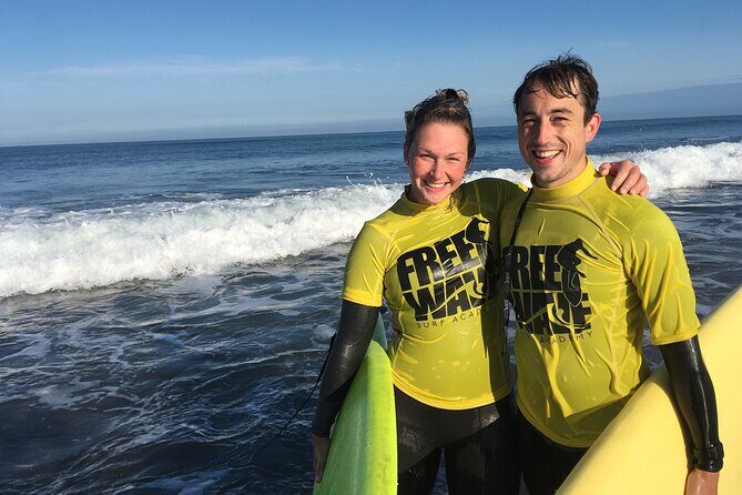 Taster Surfing Lesson in Bude - Safety talk and warm-up: how you avoid the worst wipeouts