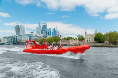 Thames High-Speed Zone Speedboat in London - Getting on board: RIB energy, lifejackets, and a quick safety briefing