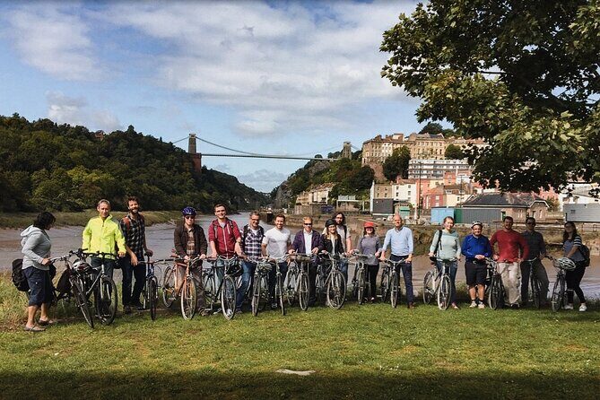 The Best of Bristol Bike Tour - Banksy murals on the harbour: seeing street art with context