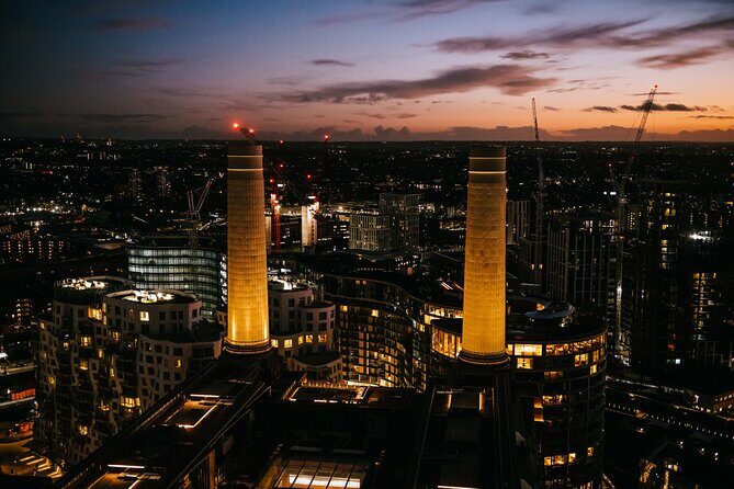 The Chimney Lift at Battersea Power Station - The Chimney Lift ride: views are the whole point