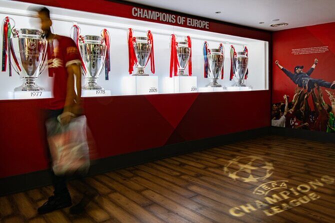 The Liverpool Pass®: All top attractions inc. Hop-On Hop-Off Bus Tour | 2-Days - Anfield Stadium Museum and Boom Room: Klopp’s dream team without the tour