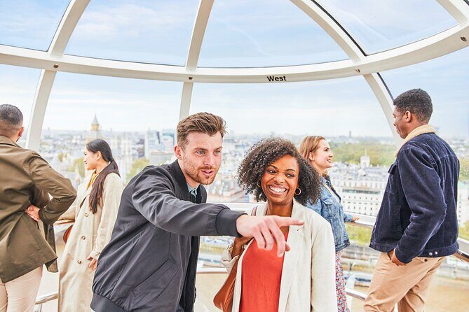 The London Eye Entry Ticket - The 30-minute rotation: where the views land