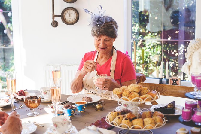 Traditional Afternoon Tea Experience and Baking Class in Stratford-upon-Avon - The Afternoon Tea Table: Clotted Cream, Jams, Cakes, and Bubbly
