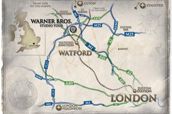 Warner Bros. Studio Tour with Transportation from London - London to Watford by Branded Double-Decker Bus (Movie, Comfort, and Seating)