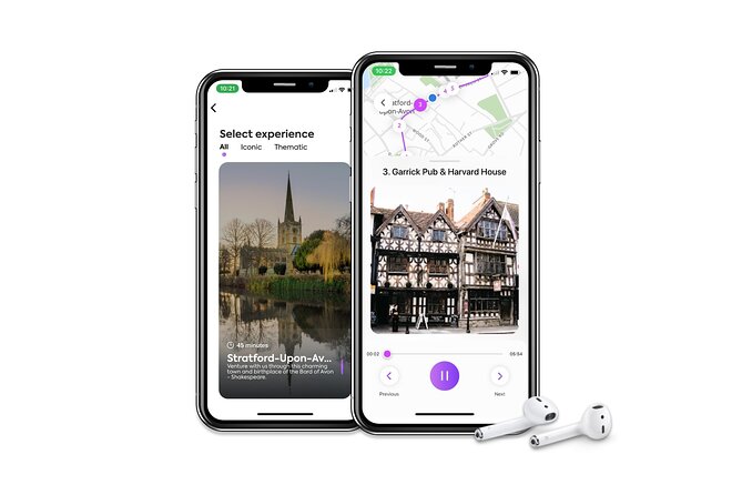 Warwickshire & Stratford-Upon-Avon Self-Guided Audio Tours - Offline audio + GPS: the tech that makes it easy