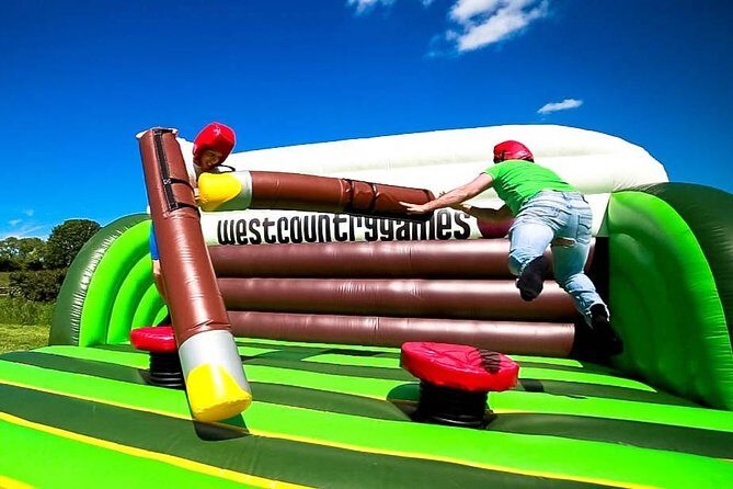 West Country Games - the most popular group activity in the South West! - Arriving at Greedy Goose Farm: the easiest part of the day