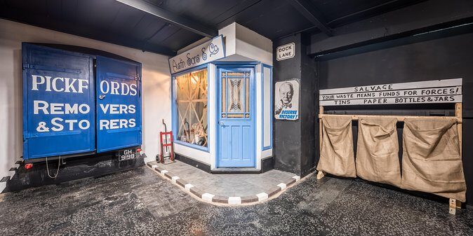Western Approaches Self Guided Tour - The final room: war-time priced hot drinks, games, and a film