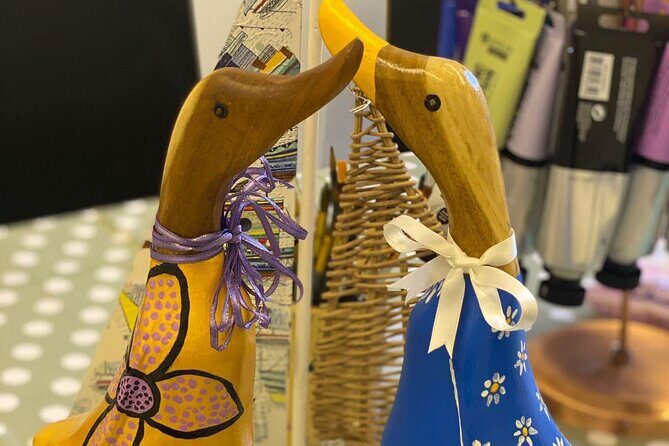 Wooden Duck Painting or Pottery Painting-Take item home same day - Taking your wooden duck or pottery home the same day